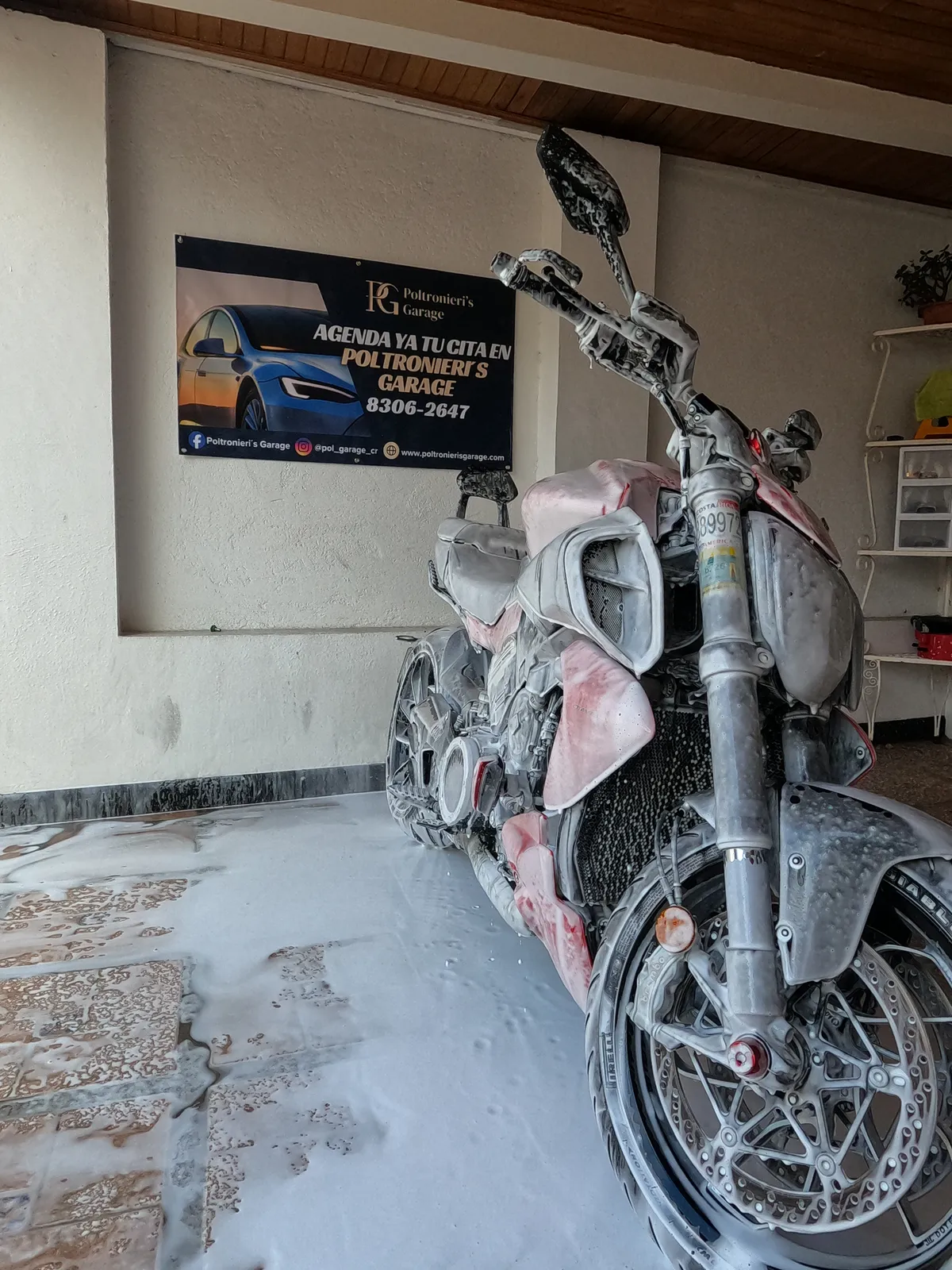 Detailing de motos — Antes