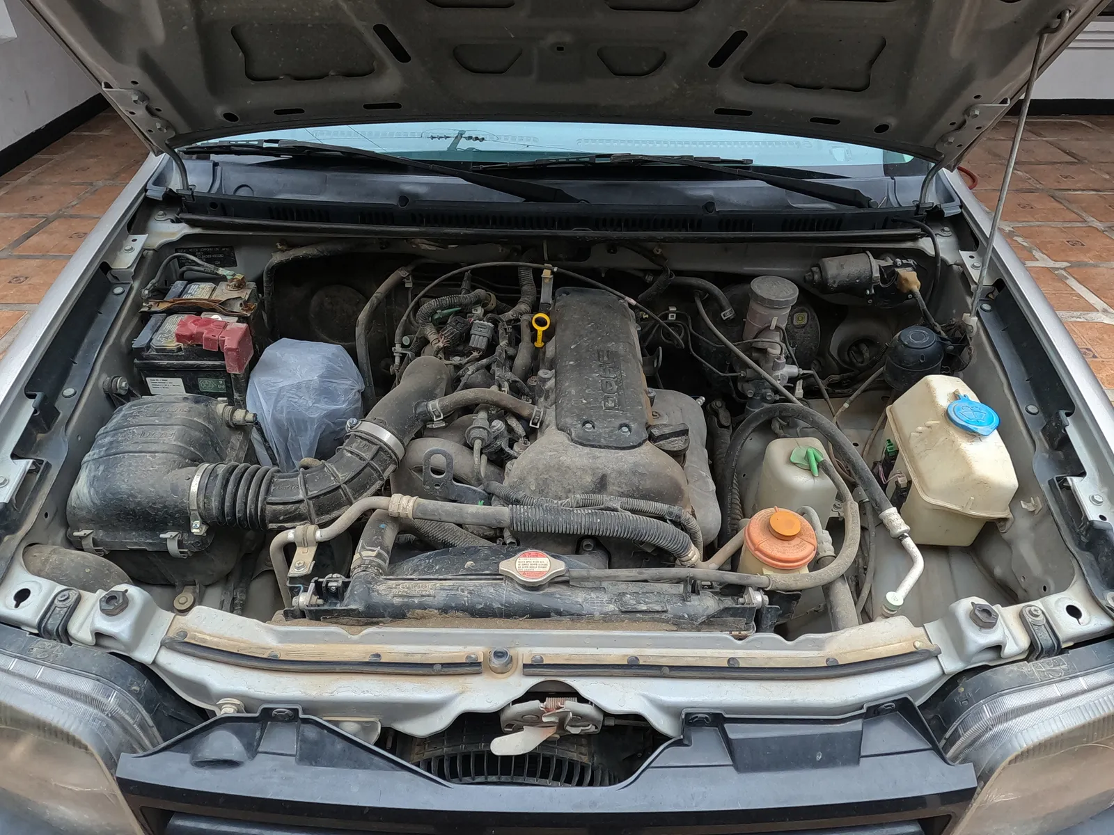 Lavado de motor — Antes